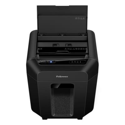 FELLOWES skartovač AutoMax 90 M/ křížový řez 4 x 12 mm/ objem koše 17 l/ stupeň utajení P-4 (důvěrné)/ černý