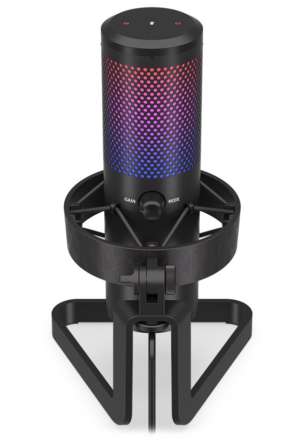 Endorfy streamovací mikrofon  AXIS Streaming / RGB efekt / stojánek / USB