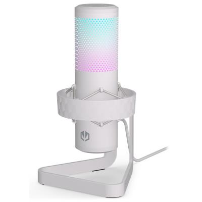 Endorfy streamovací mikrofon  AXIS Streaming OWH / RGB efekt / stojánek / USB / bílý