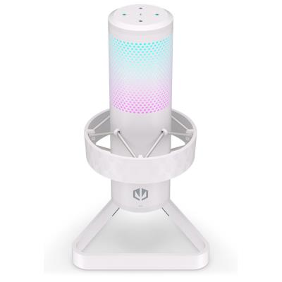 Endorfy streamovací mikrofon  AXIS Streaming OWH / RGB efekt / stojánek / USB / bílý