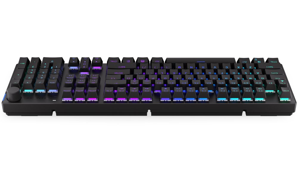 Endorfy herní klávesnice Thock Wireless Red / red sw. / bezdrátová / mechanická / US layout / černá RGB