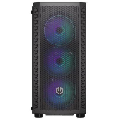 POŠKOZENÝ OBAL - Endorfy skříň Signum 300 ARGB / 2xUSB 3.0 / 4x120mm fan PWM ARGB / mesh panel / tvrzené sklo / černá
