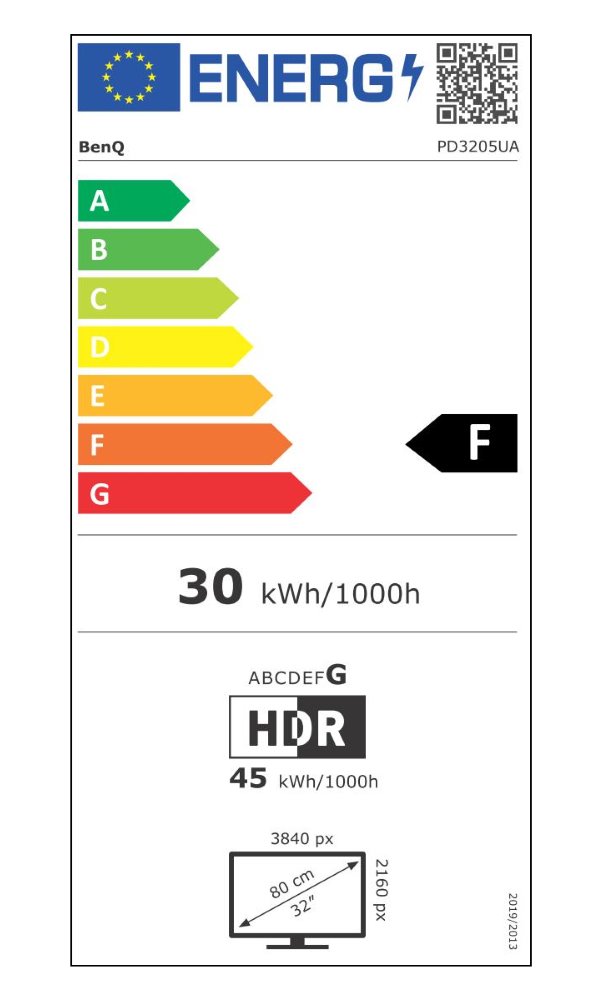 BENQ 32" LED PD3205UA/ 3840x2160/ IPS panel/ 1000:1/ 5ms/ HDMI/ DP/ 2xUSB-C/ 3x USB/ Pivot/ repro/ černý