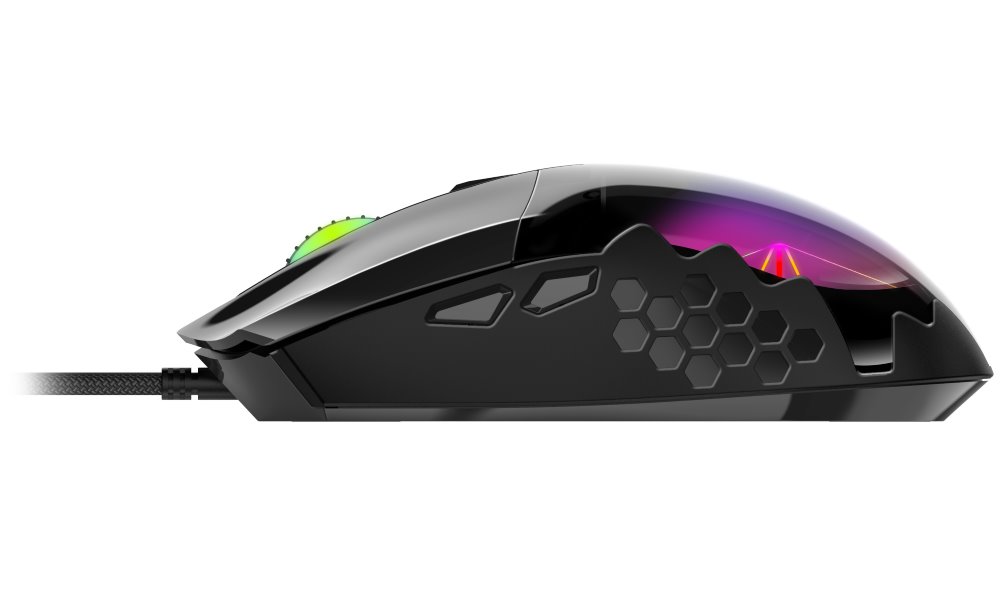 GENIUS GX GAMING Scorpion M715/ drátová/ 3D RGB podsvícení/ 800-7200 dpi/ USB/ 6tlačítek/ černá