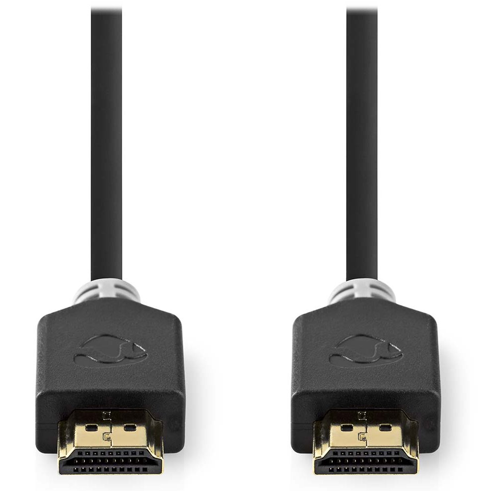 NEDIS High Speed HDMI 2.0 kabel s ethernetem/ 4K@60Hz/ zlacené konektory HDMI-HDMI/ antracit/ box/ 10m