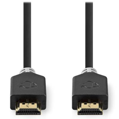 NEDIS High Speed HDMI 2.0 kabel s ethernetem/ 4K@60Hz/ zlacené konektory HDMI-HDMI/ antracit/ box/ 10m