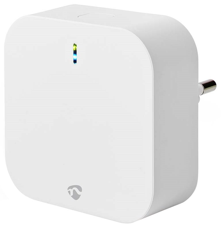 NEDIS Wi-Fi chytrá brána/ síťové napájení/ 50 zařízení/ Android & iOS/ Zigbee/ Nedis® SmartLife/ bílá