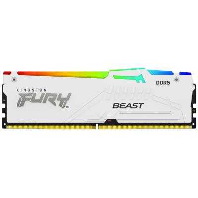 KINGSTON FURY Beast White RGB EXPO 16GB DDR5 5200MT/s / CL36 / DIMM /