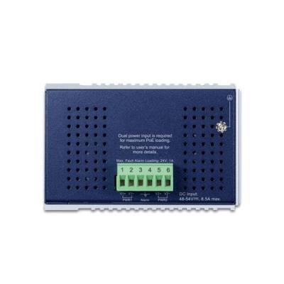 Planet IGS-4215-8UP2T2S průmyslový L2 switch, 8x1Gb, 2x1Gb SFP, 8x PoE 802.3bt 360W, 48-54VDC, -40~75°C, IP30