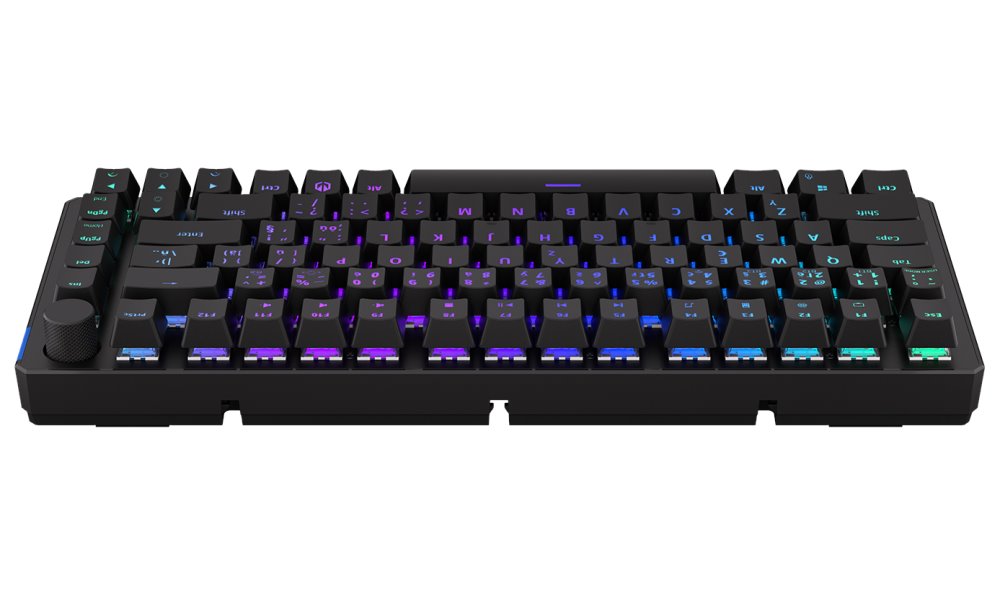 Endorfy herní klávesnice Thock 75% Wireless Black /RGB/ black sw. / bezdrátová / CZ / SK lay. / zkrácená /černá
