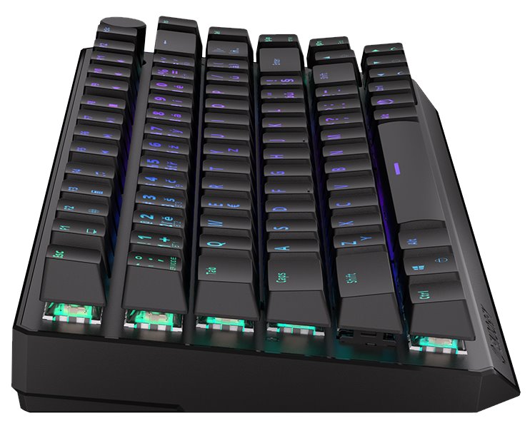 Endorfy herní klávesnice Thock 75% Wireless Black /RGB/ black sw. / bezdrátová / CZ / SK lay. / zkrácená /černá