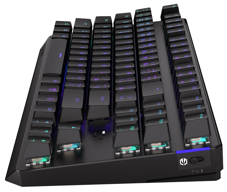 Endorfy herní klávesnice Thock TKL Wireless Black / RGB / black sw. / bezdrátová / mechanická / CZ/SK layout / černá