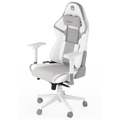 Endorfy herní židle Scrim OWH / kombinace textil / kůže/ bílá