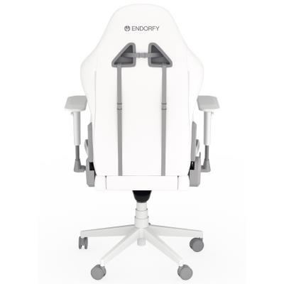 Endorfy herní židle Scrim OWH / kombinace textil / kůže/ bílá