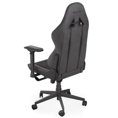 Endorfy herní židle Scrim BK / kombinace textil / kůže / černá
