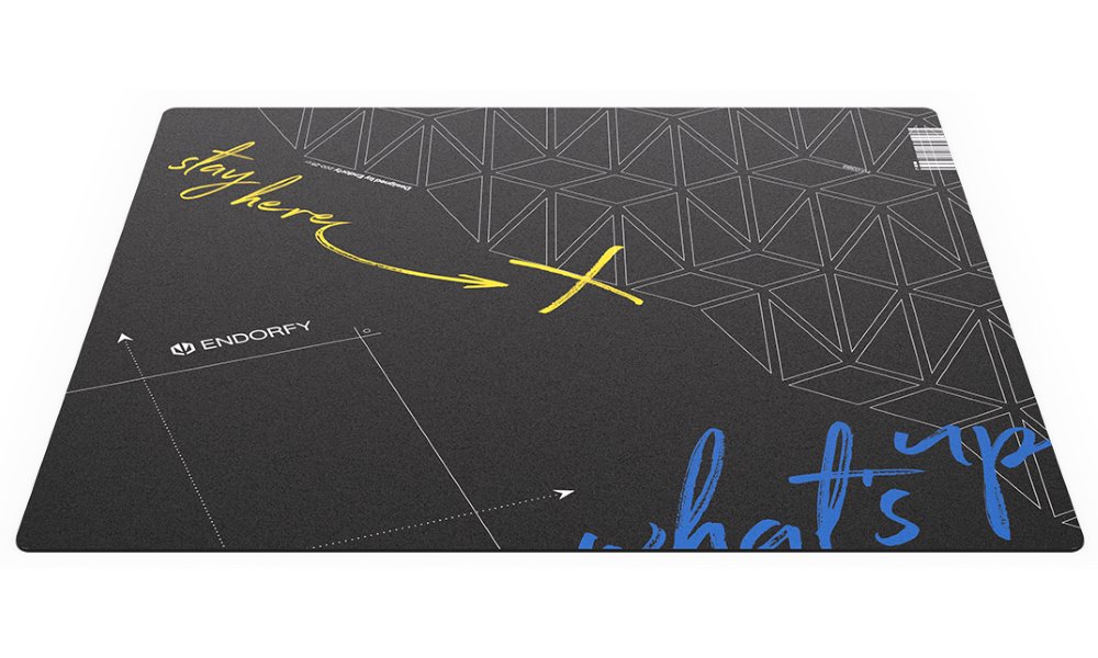 Endorfy ochranná podložka pod židli FP90S / hranatá / 90x90cm / černá