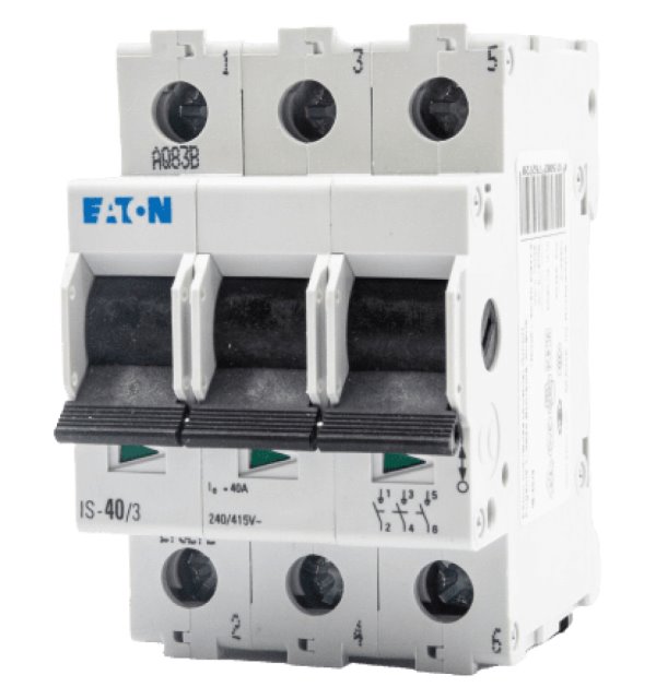 EATON hlavní vypínač IS-40/3 12,5KA
