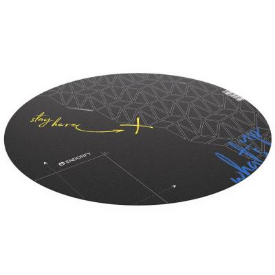 Endorfy ochranná podložka pod židli FP110C / kulatá / průměr 110cm / černá