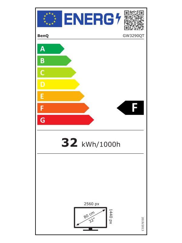 BENQ 32" LED GW3290QT/ 2560x1440/ IPS panel/ 1000:1/ 5ms/ HDMI/ DP/ 2xUSB-C/ 3x USB/ Pivot/ repro/ bílý