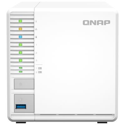 QNAP TS-364-4G   3x SATA, 4GB RAM, 2x M.2 NVMe sloty, 3x USB, 1x 2,5GbE, 1x HDMI 1.4b