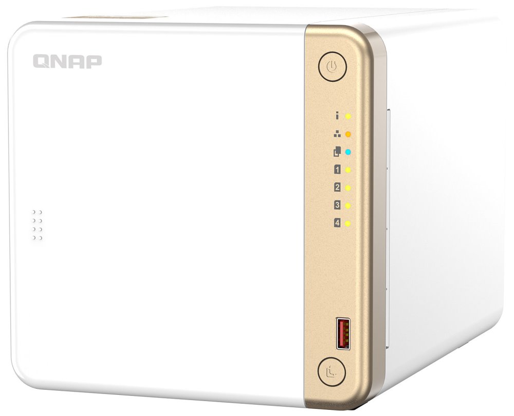 QNAP TS-462-2G   4x SATA, 2GB RAM, 2x M.2 NVMe, 1x PCIe, 1x HDMI 4K, 1x 2,5GbE, 4xUSB