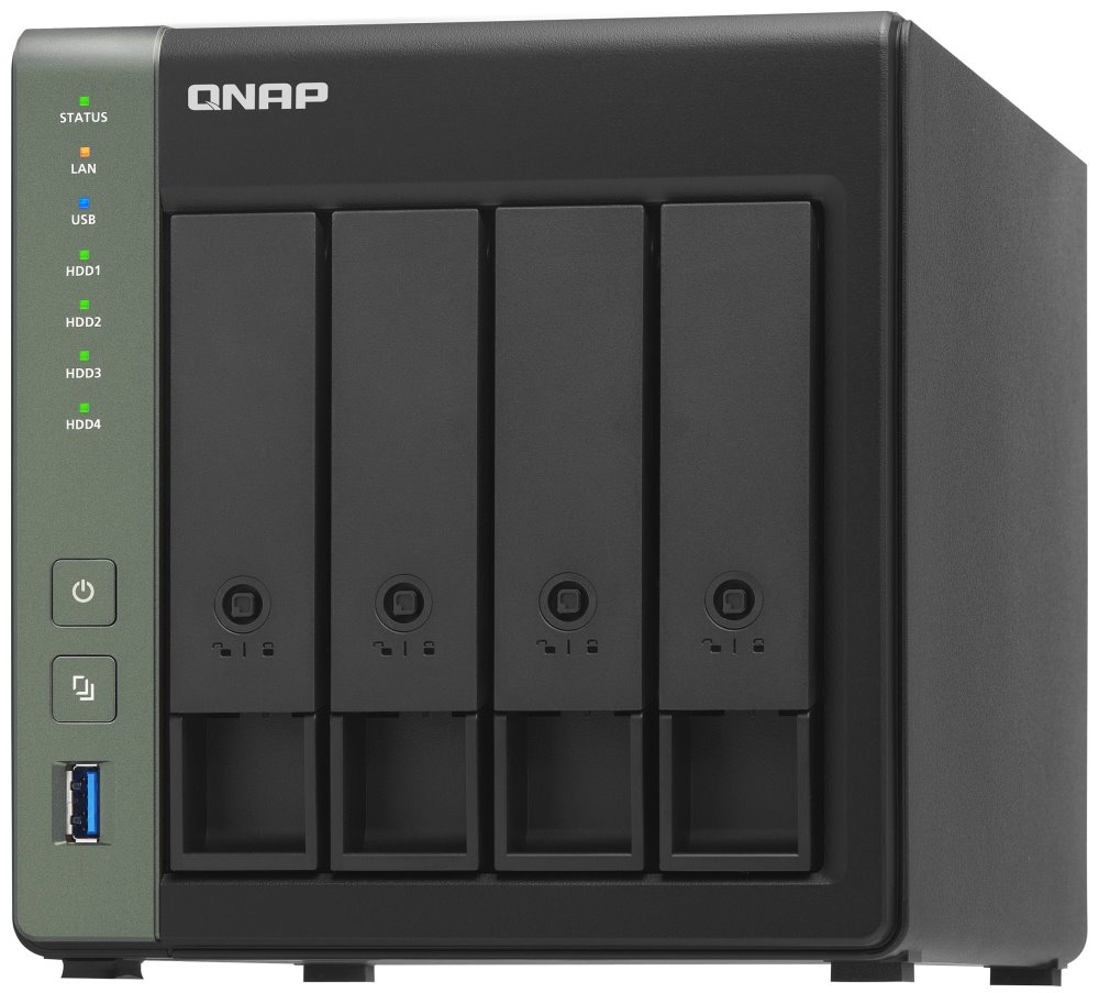 QNAP TS-431KX-2G   4x SATA, 2GB RAM, 2x GbE, 1x 10GbE SFP+, 3x USB 3.2 Gen1