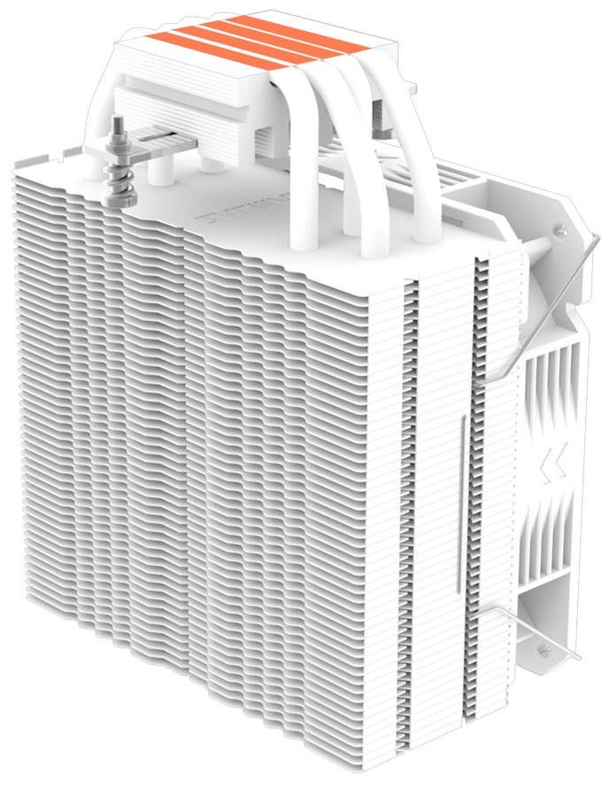 Zalman chladič CPU CNPS9X PERFORMA ARGB / 120mm  ARGB ventilátor / 4xheatpipe / PWM / bílý