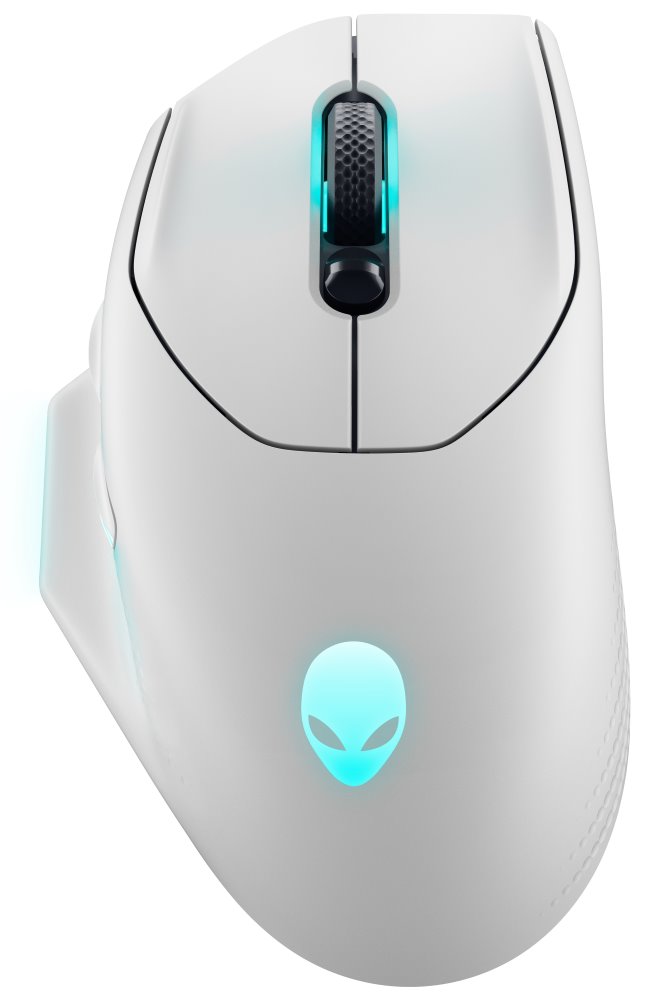 DELL myš Alienware Wireless Gaming Mouse AW620M / bezdrátová/ stříbrná