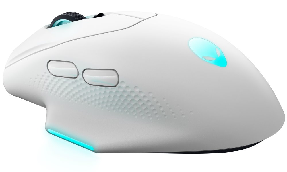 DELL myš Alienware Wireless Gaming Mouse AW620M / bezdrátová/ stříbrná