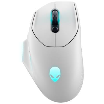 DELL myš Alienware Wireless Gaming Mouse AW620M / bezdrátová/ stříbrná