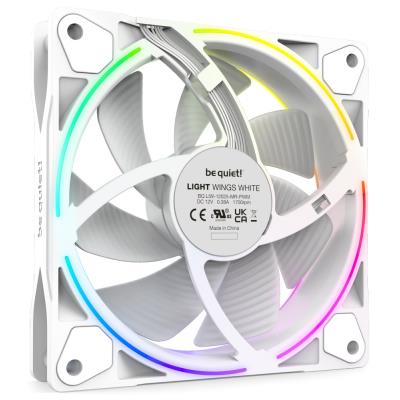 Be quiet! / ventilátor Light Wings White / 120mm / PWM / 3-pack / bílý