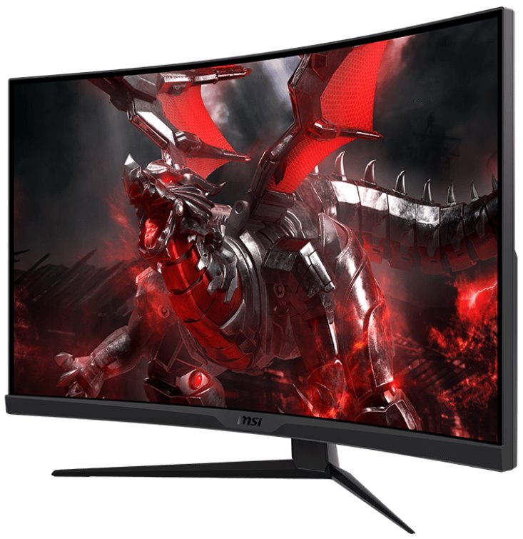MSI Gaming G322C/ 31,5" zakřivený/ 1920x1080/ VA LED, 170hz/ 1ms/ 250cd/m2/ 3000:1/ HDMI/ DP/ černý