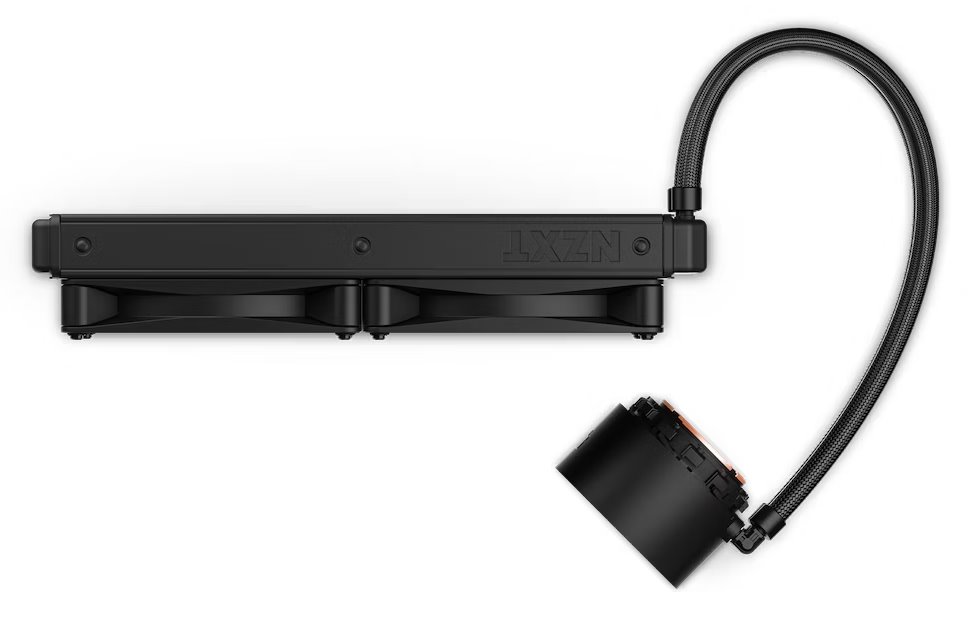 NZXT vodní chladič Kraken 280 ELITE / 2x140mm fan / 4-pin PWM / LCD disp. / 6 let