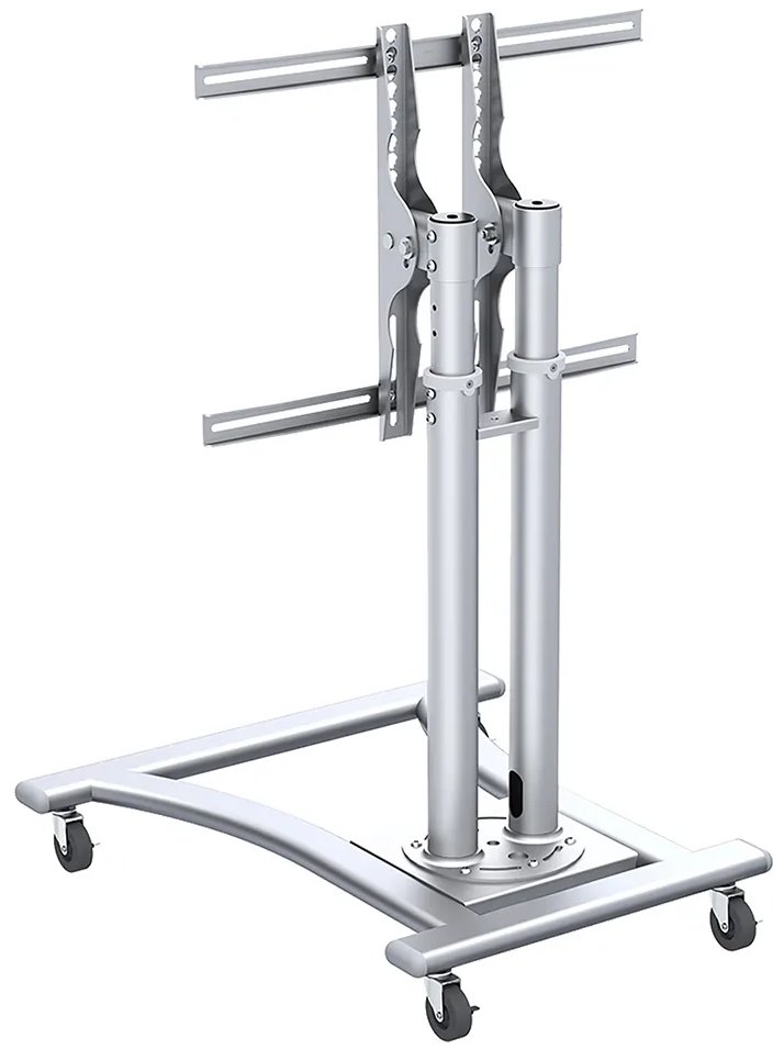 Neomounts PLASMA-M1200 / Mobile Flat Screen Floor Stand (height: 80-120 cm) / Silver