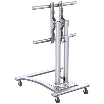 Neomounts PLASMA-M1200 / Mobile Flat Screen Floor Stand (height: 80-120 cm) / Silver