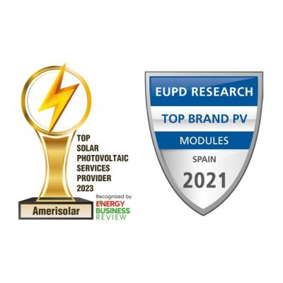 Solarmi solární panel Amerisolar Mono 550 Wp černý 144 článků, AS-7M144-HC, (MPPT 42V)