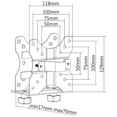 Neomounts Select  NM-TC100BLACK / Thin Client Holder / Black
