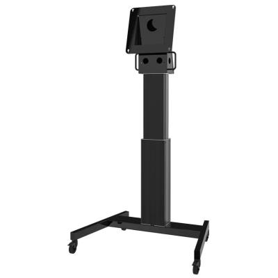 Neomounts Select NM-HUB2LIFTBLACK/Držák displeje/vozík/max 50"/VESA 350x350/nosn. 150kg/mot. nast.výšky/náklon/rotace/če