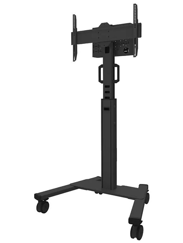 Neomounts Select FL50S-825BL1/Držák displeje/vozík/37-75"/4 kolečka/VESA 600X400/nosn. 70kg/nast.výšky/náklon/černý