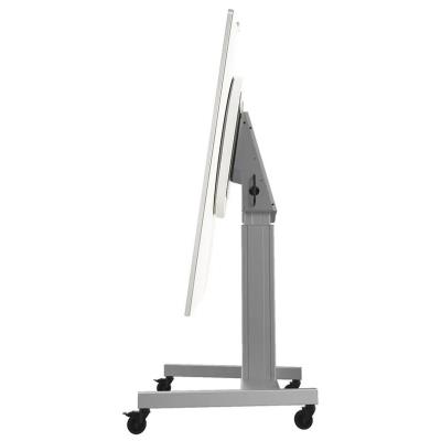 Neomounts Select NM-HUB2LIFTSILVER/Držák displeje/vozík/max 50"/VESA 350x350/nosn. 150kg/mot. nast.výšky/náklon/rotace/s