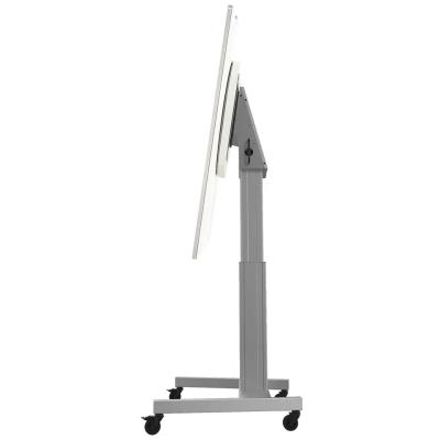 Neomounts Select NM-HUB2LIFTSILVER/Držák displeje/vozík/max 50"/VESA 350x350/nosn. 150kg/mot. nast.výšky/náklon/rotace/s