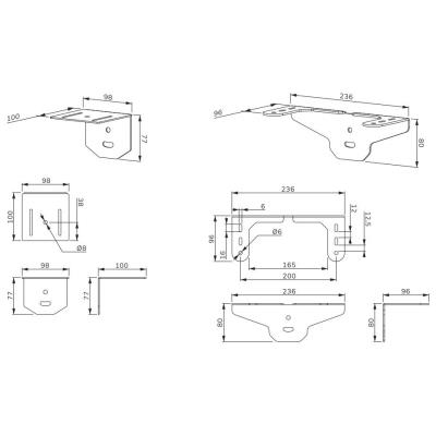 Neomounts Select AV1-825WH1/Držák kamery a multimedia police pro FL50S-825WH1/nosn. 9kg/Logitech ad./bílý