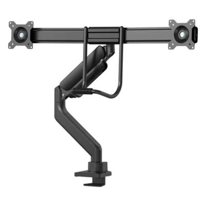 Neomounts DS75-450BL2 /Držák displeje/na stůl/17-32"/svorka+průchodka/VESA 100X100/nosn.2x8kg/plyn. píst/2 displeje/čern