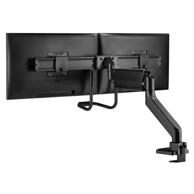 Neomounts DS75-450BL2 /Držák displeje/na stůl/17-32"/svorka+průchodka/VESA 100X100/nosn.2x8kg/plyn. píst/2 displeje/čern