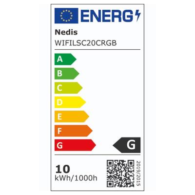 NEDIS Wi-Fi chytrý LED pásek/ 18W/ 220 - 240V/ IP20/ 860lm/ 2700 - 6500 K/ teplá až studená bílá/ RGB/ 2m