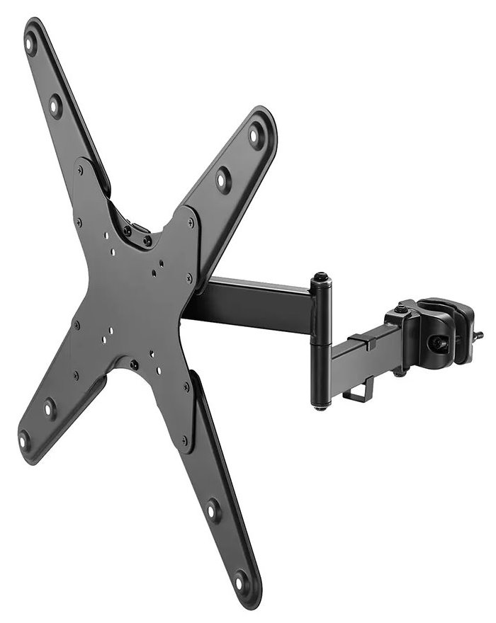 Neomounts FL40-430BL14/Držák displeje/na sloup,tyč 28-50 mm/32-55"/sklopný/3 čepy/VESA 400X400/nosn. 25kg/černý