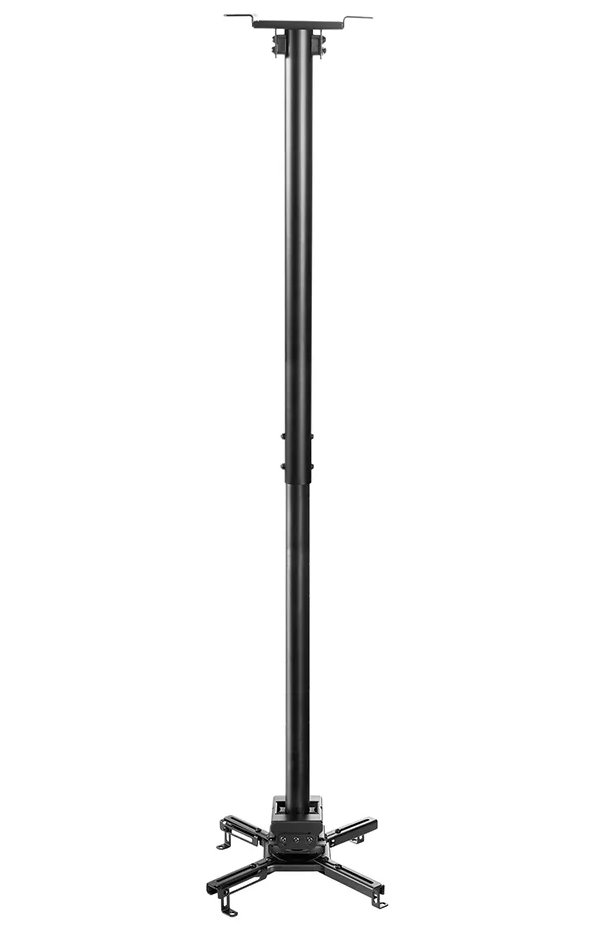 Neomounts  CL25-550BL1 / Projector Ceiling Mount (height adjustable: 74-114 cm) / Black