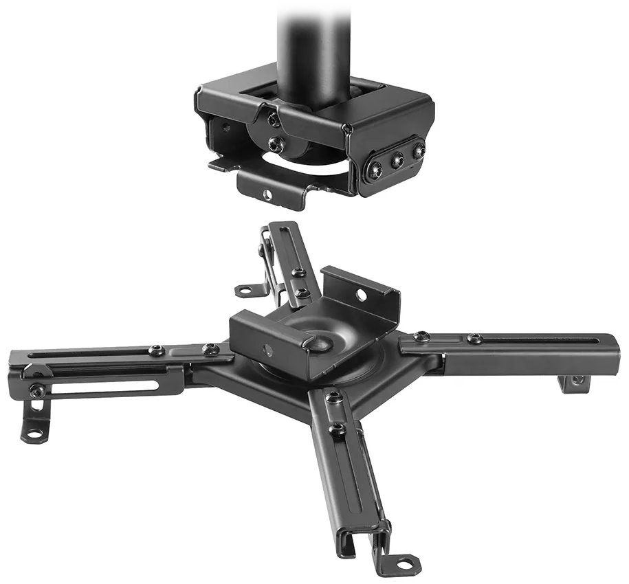 Neomounts  CL25-550BL1 / Projector Ceiling Mount (height adjustable: 74-114 cm) / Black