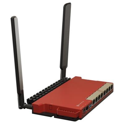 MikroTik L009UiGS-2HaxD-IN, ARM CPU, 512MB RAM, Wi-Fi 6 (802.11ax), 8x GLAN, PoE in/out, SFP, USB 3.0, L5