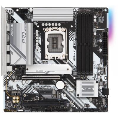 ASRock B760M Pro RS / Intel B760 / LGA1700 / 4x DDR5 DIMM / 3x M.2 / HDMI / DP / USB-C / mATX